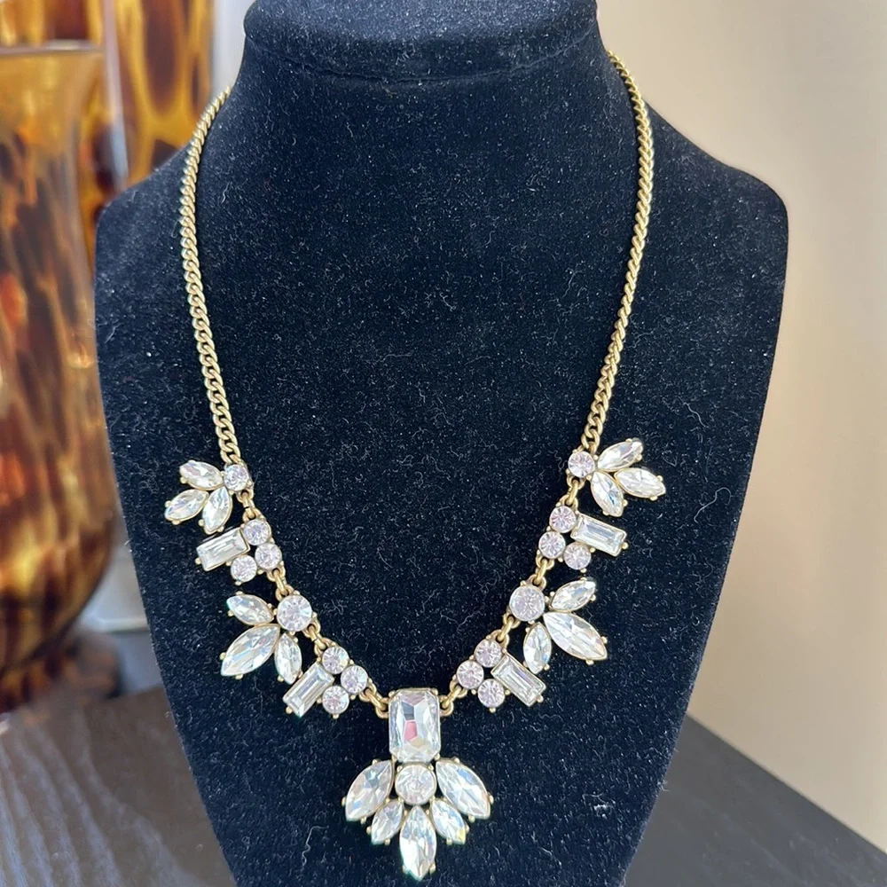 J.Crew Rhinestone Statement Necklace - Picture 5 of 10